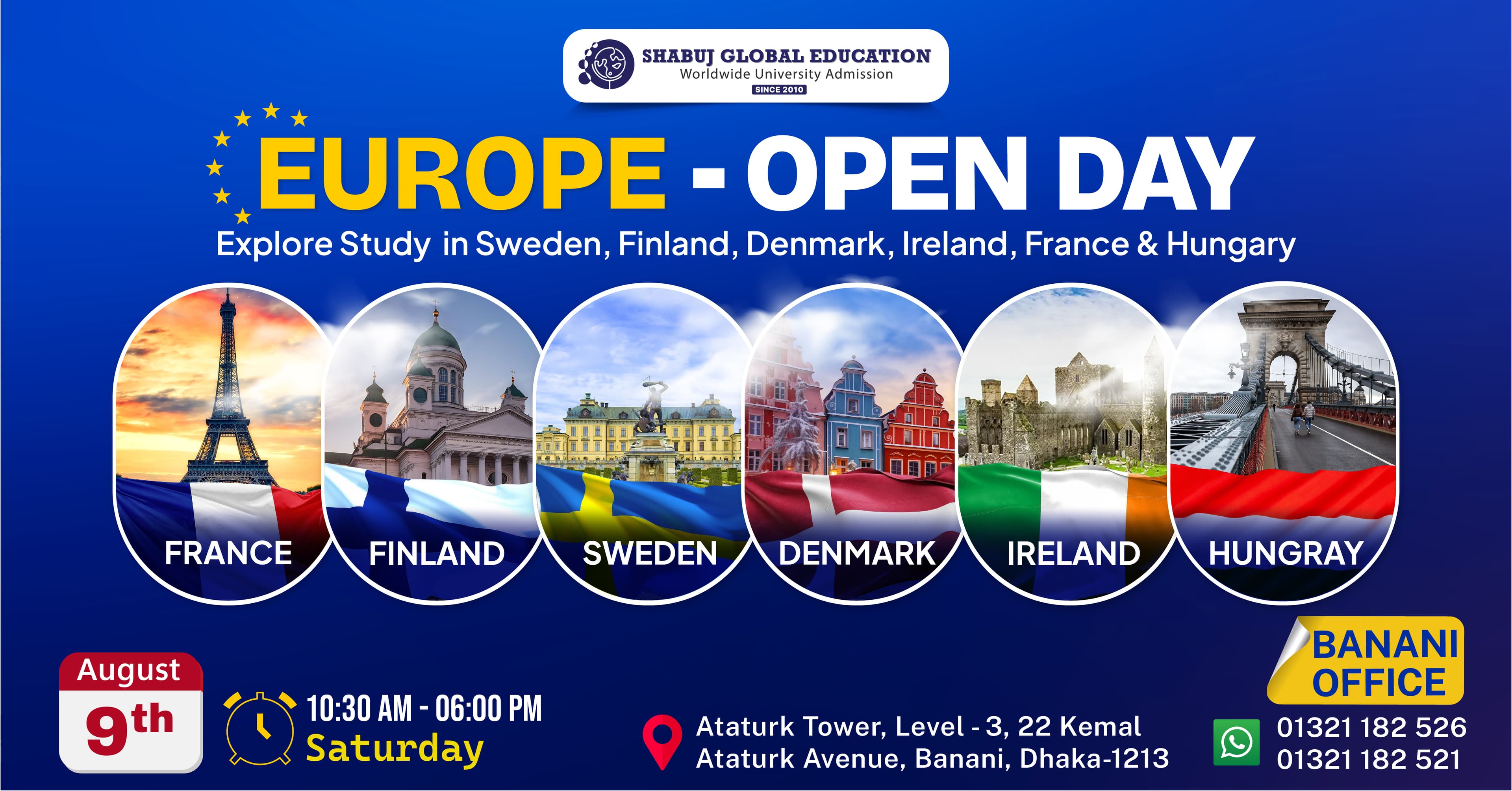 Europe Open Day Dhaka – Study in Sweden